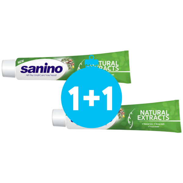 

Зубная паста Sanino Natural Extracts с натуральными экстрактами 90мл