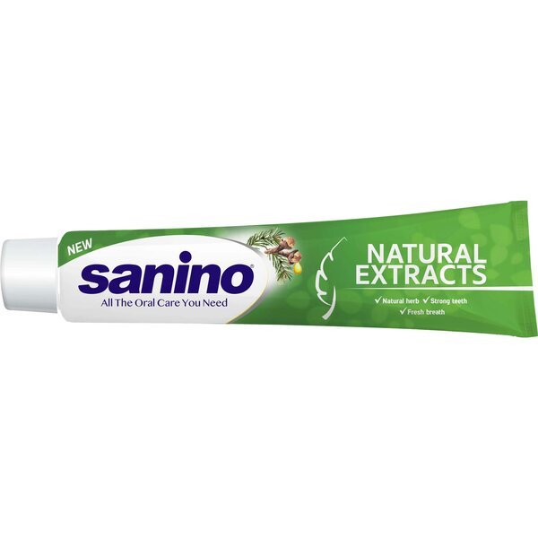 Акція на Зубная паста Sanino Natural Extracts с натуральными экстрактами 50мл від MOYO