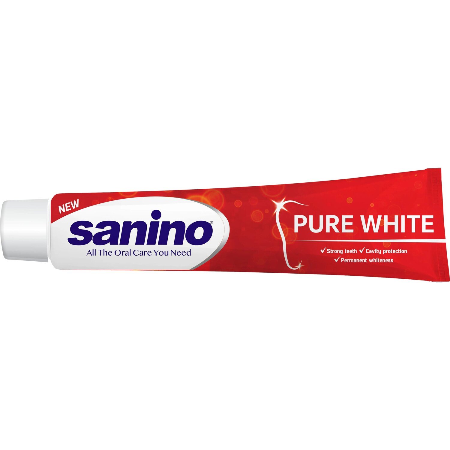Зубная паста Sanino Pure White Отбеливающая 90мл фото 