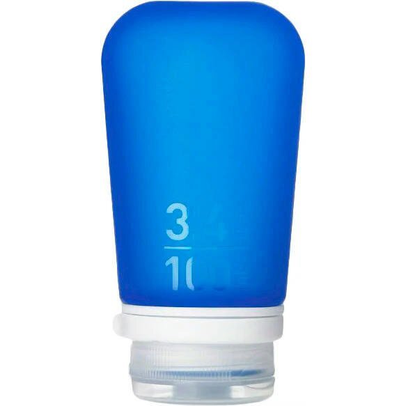 Силиконовая бутылочка Humangear GoToob+ Large dark blue фото 1
