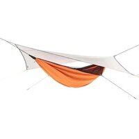 Гамак одноместный с москитной сеткой и тентом Naturehike Shelter camping NH20ZP092, оранжевый