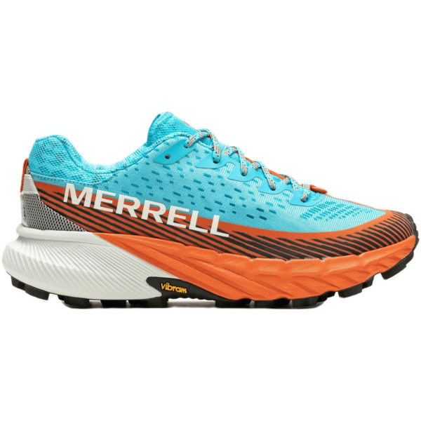 

Кроссовки Merrell Agility Peak 5 GTX atoll/cloud 38.5 голубой/оранжевый