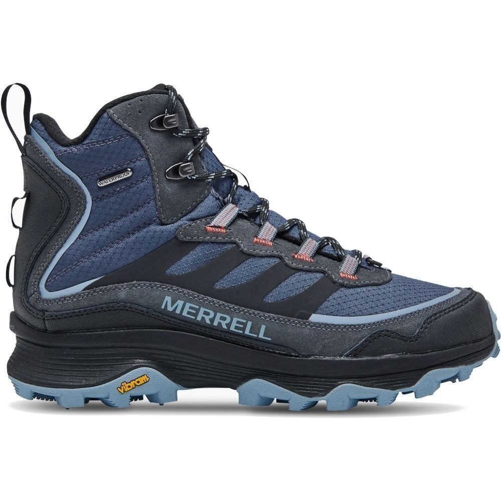 Ботинки мужские Merrell Moab Speed Thermo MID WP rock 44 синий фото 