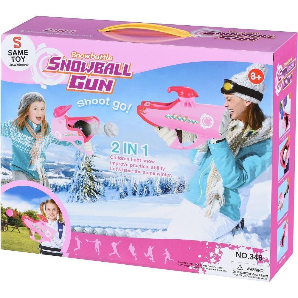 Игрушечное оружие Same Toy 2 в 1 Снежный пистолет (повреждена упаковка) фото 1