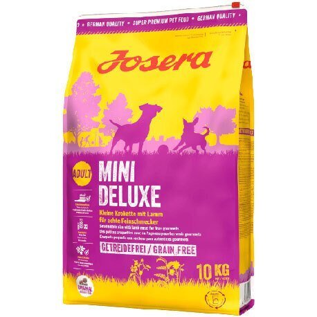 

Сухой беззерновой корм для взрослых собак мелких пород Josera Mini Deluxe 10кг