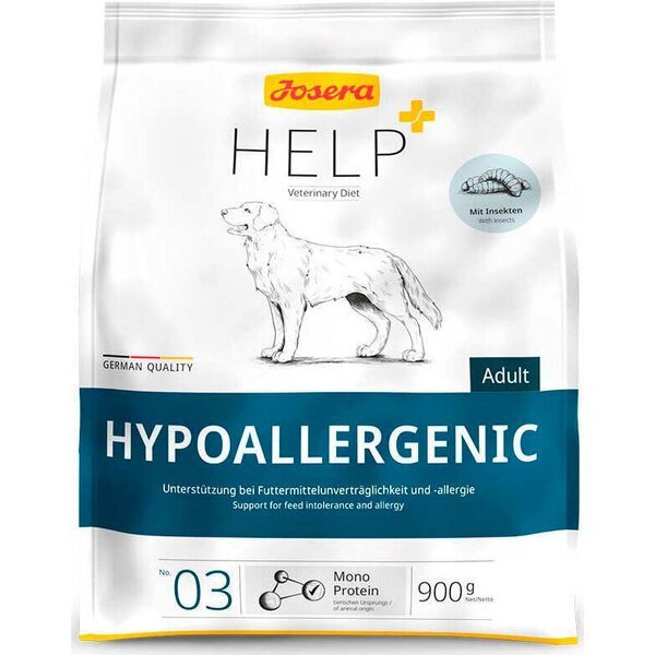 

Сухой корм для собак при пищевой непереносимости и аллергии Josera Help Hypoallergenic Dog 900г