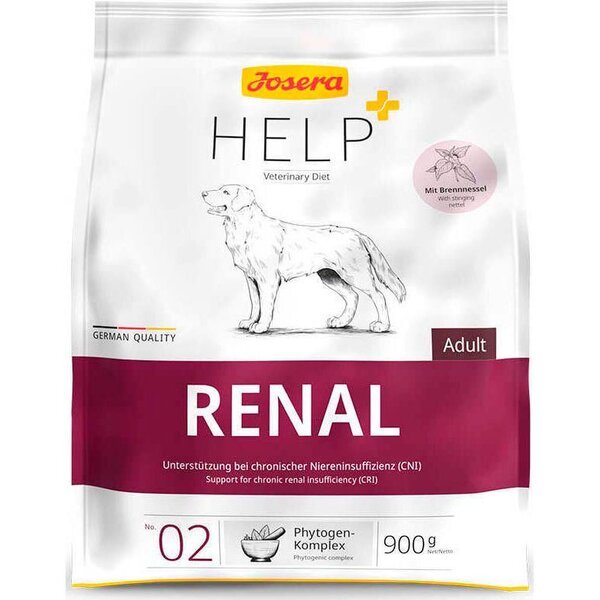 

Сухой корм для собак при хроническом заболевании почек Josera Help Renal Dog 900г