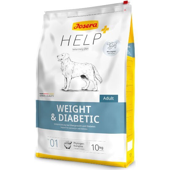 

Сухой корм для собак при избыточном весе и диабете Josera Help Weight & Diabetic Dog 10кг