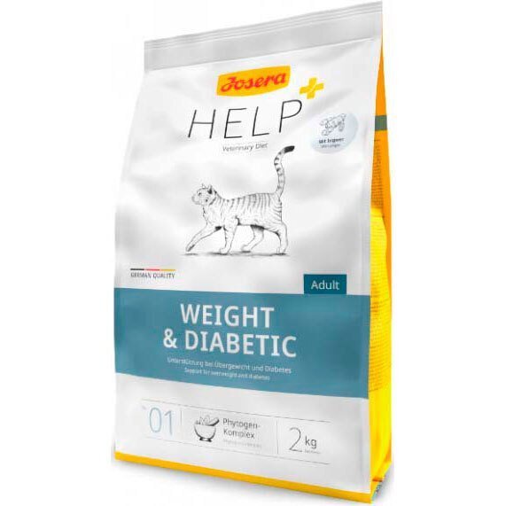 

Сухой корм для котов при избыточном весе и диабете Josera Help Weight & Diabetic Cat 2кг