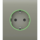 Центральная панель для встроенной розетки Ajax CenterCover for Outlet, Jeweler, беспроводная, olive (000038797)