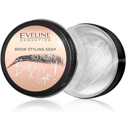 Мыло для укладки бровей Eveline Cosmetics Brow&amp;Go 25г фото 