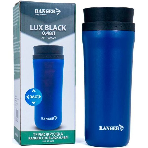 Термокружка Ranger Lux 0.48л Black (RA9929)