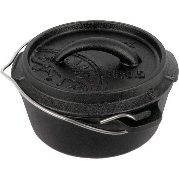 

Котел-жаровня чугунная Petromax Dutch Oven ft0.5 плоское дно 0,6 л
