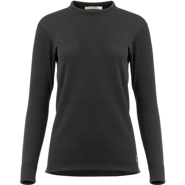 Термокофта женская Aclima WoolTerry 220 Crew Neck Jet Black XXXL фото 