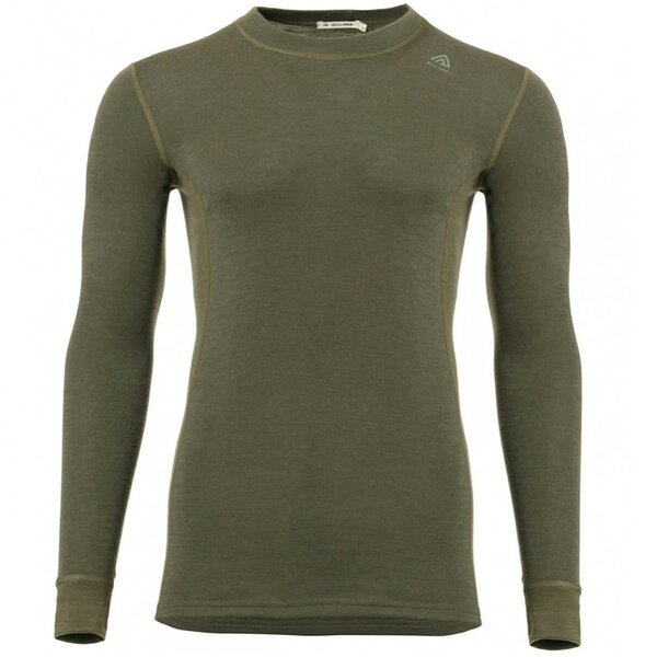 

Термокофта мужская Aclima WarmWool 200 Crew Neck Men Olive Night S