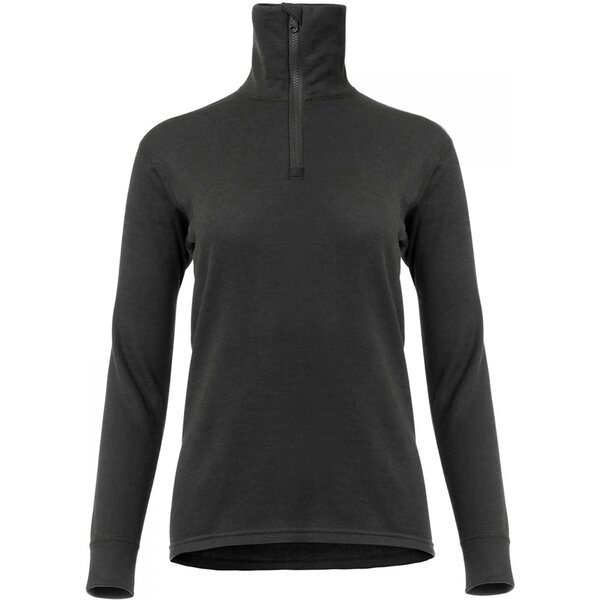 

Термокофта-поло женская Aclima WoolTerry 220 Polo Jet Black XXL