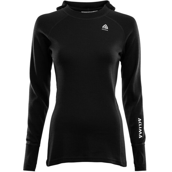 

Худи женское Aclima WarmWool 200 Hood Sweater Women Jet Black L