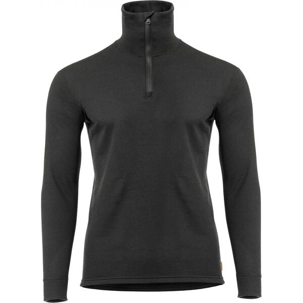 

Термокофта-поло мужская Aclima WoolTerry 220 Polo Jet Black XXL