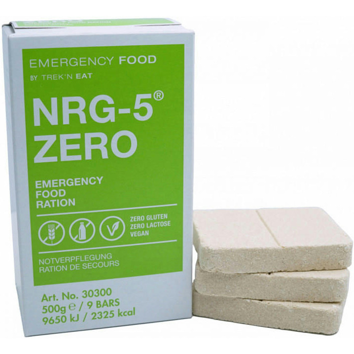 Аварийное питание Emergency Food Злаковые брикеты без глютена NRG-5 ZERO 500 г фото 