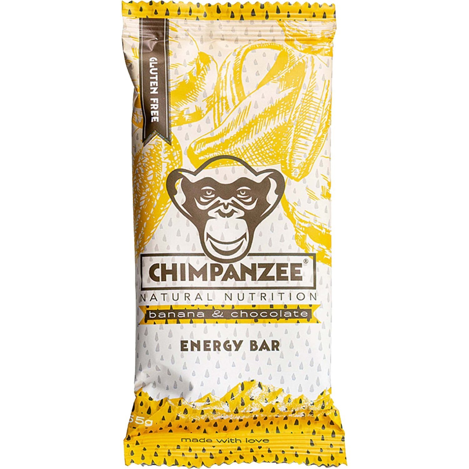 Батончик злаковий Chimpanzee Energy Bar Banana &amp; Chocolateфото