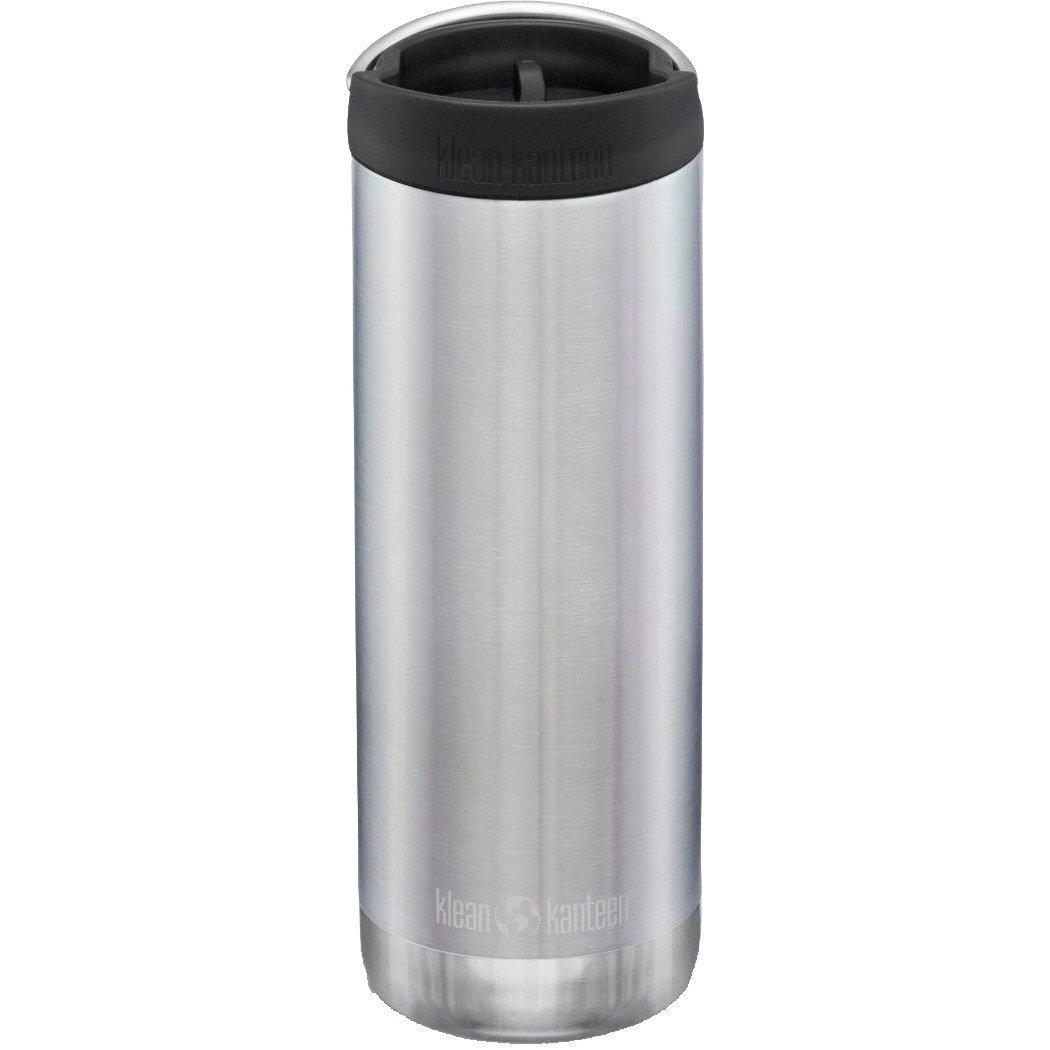 Термокружка Klean Kanteen TKWide Cafe Cap 473 мл Brushed Stainless фото 1