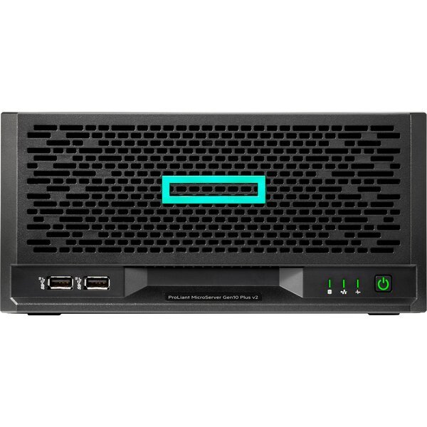 

Сервер HPE MicroServer Gen10 Plus v2 E-2314 4-core 16GB-U VROC 4LFF-NHP 180W External PS Server
