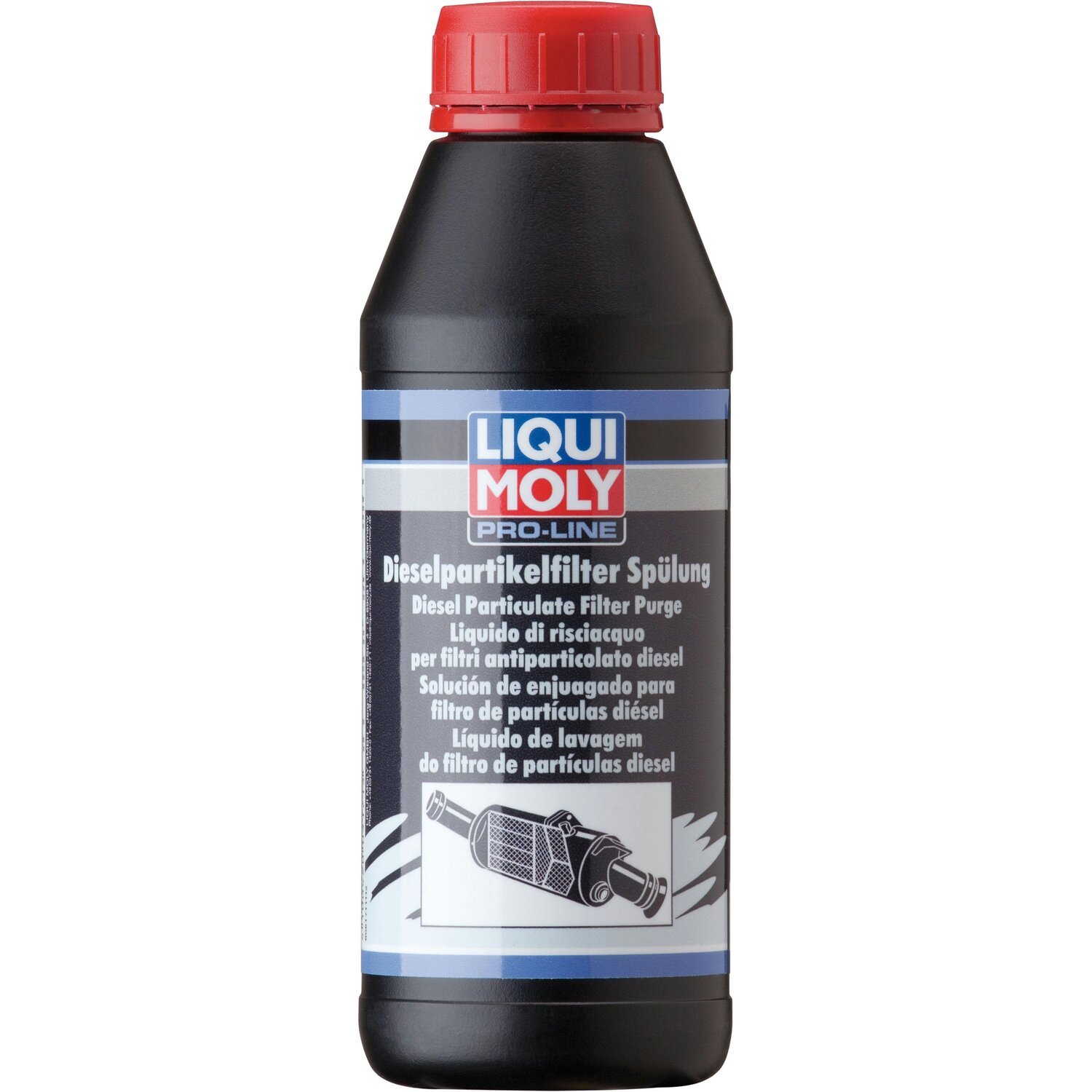 Очиститель Liqui Moly для очистки сажевых фильтров (смывка) Pro-Line Dpf Spulung 0,5л (4100420051715) фото 