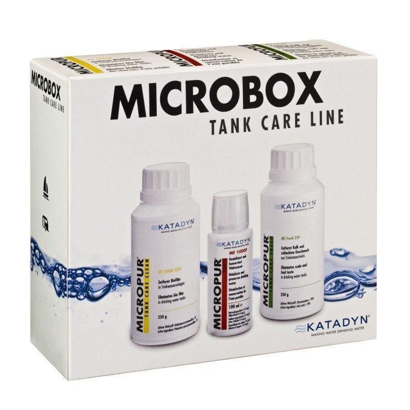 Набор средств для дезинфекции воды и ухода за резервуаром Micropur Tank Care Line MT Box (3 шт) фото 