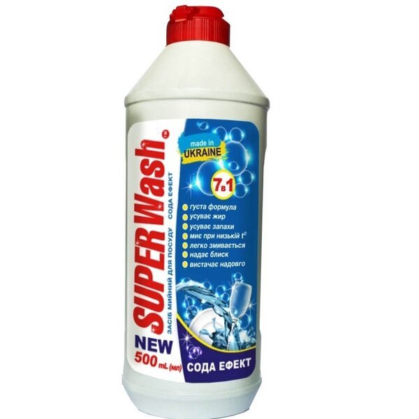 

Средство для мытья посуды Super Wash Сода 7в1 500мл