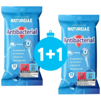 Антибактериальные влажные салфетки Naturelle с Д-пантенолом 15 шт