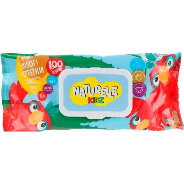 

Влажные салфетки детские Naturelle Kidz Алоэ 100шт