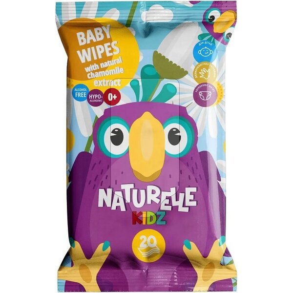 

Влажные салфетки детские Naturelle Kidz Ромашка 20шт