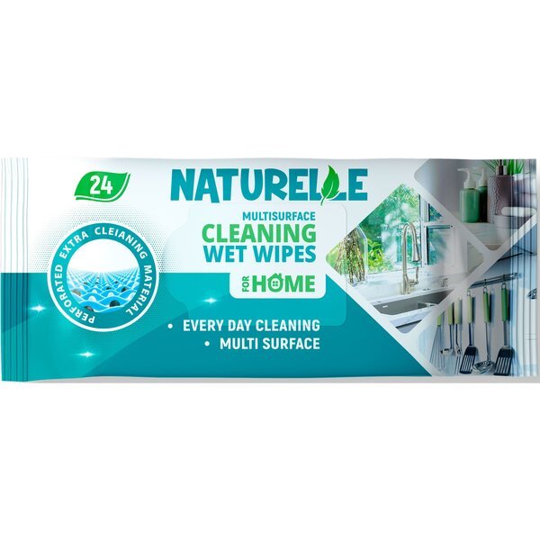 

Салфетки влажные для уборки Naturelle универсальные 24 шт