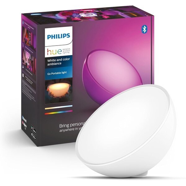 

Светильник портативный умный Philips Hue Go, 12W(43Вт), 2000K-6500K (915005821901)