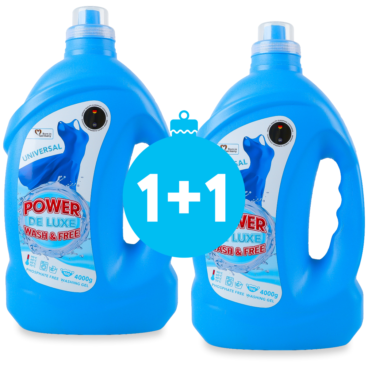 Гель для прання Power De Luxe універсальний 4лфото