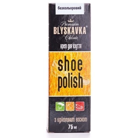 

Крем для обуви Blyskavka Classic бесцветный 75мл