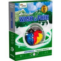 Универсальный стиральный порошок Wash&Free Горная свежесть 400г