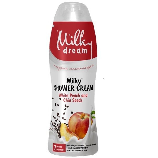 

Молочный крем-гель для душа Milky Dream Белый персик и семена чиа 500мл