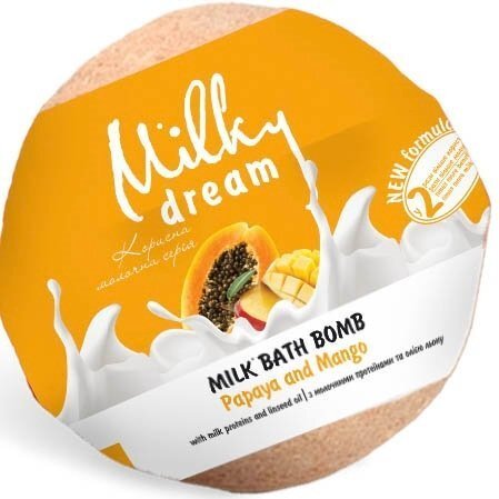 

Бомба для ванн молочная Milky Dream Папайя и манго 100г