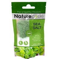 Соль для ванн морская Nature Code Трава мелиссы и конопляное масло 100г