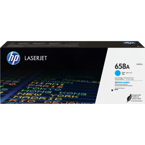 Картридж лазерный HP 658A CLJ Enterprise M751n/M751dn Cyan (6000 стор) (W2001A)