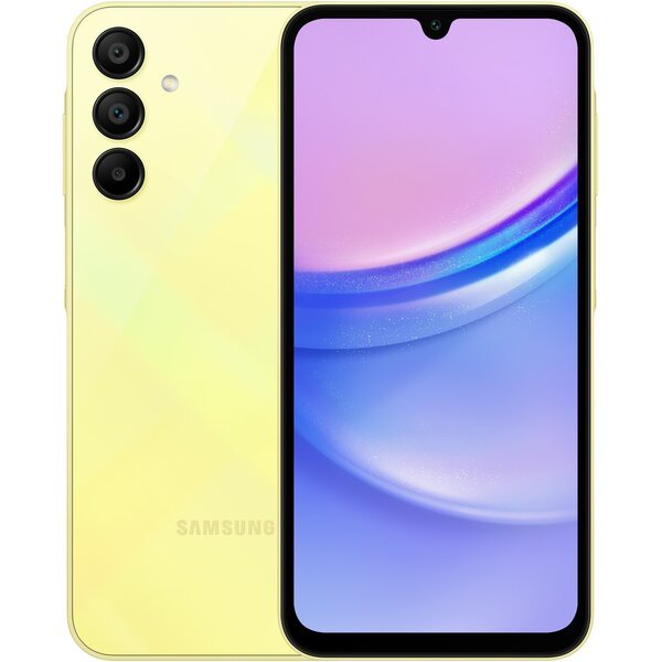 

Смартфон Samsung Galaxy A15 LTE 4/128GB Yellow (SM-A155FZYDEUC)
