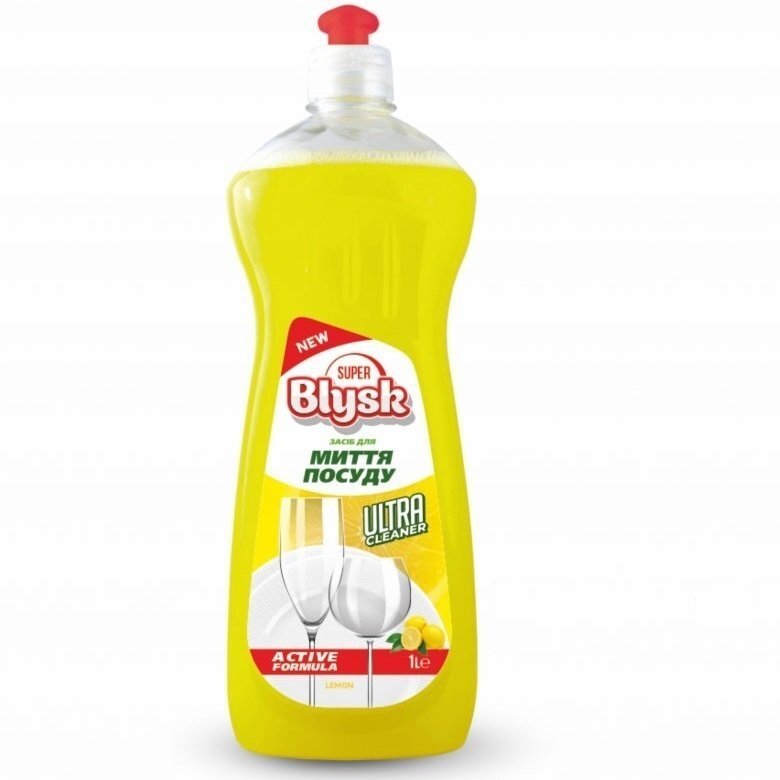 Засіб для миття посуду Super Blysk Лимон концентрат 1лфото