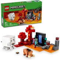 LEGO Minecraft Засада возле портала в нижний мир 21255