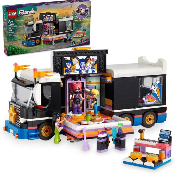 Акція на LEGO Friends Автобус для музыкального тура попзвезды 42619 від MOYO