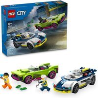 LEGO City Преследование маслкара на полицейском автомобиле 60415