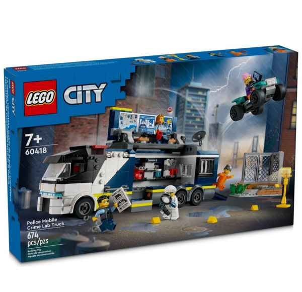 Акція на LEGO City Передвижная полицейская криминалистическая лаборатория 60418 від MOYO