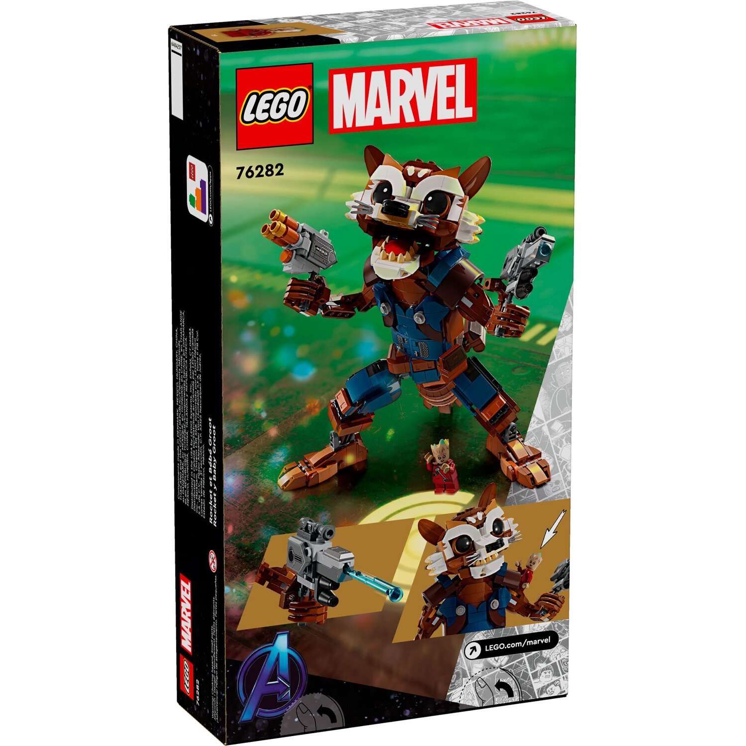 LEGO Marvel Ракета й малыш Грут 76282 фото 