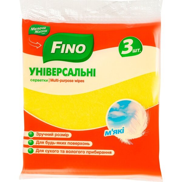 

Салфетки универсальные Fino 3шт