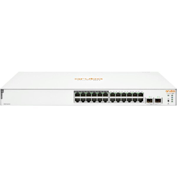 Коммутатор HPE Aruba Instant On 1830 24xGE, 1-12p Class4 PoE 195W, (JL813A)